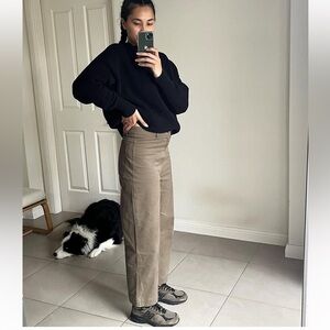 Assembly Label Hanna Twill Cotton Wide Leg Trousers